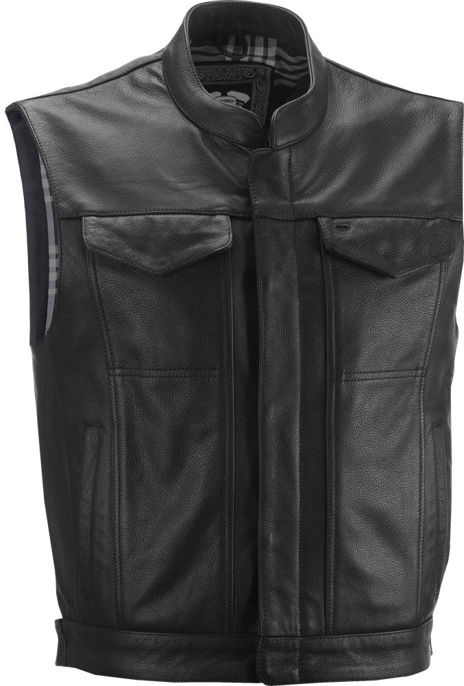 HWY 21 MAGNUM LEATHER VEST - The Speed Shop Canada