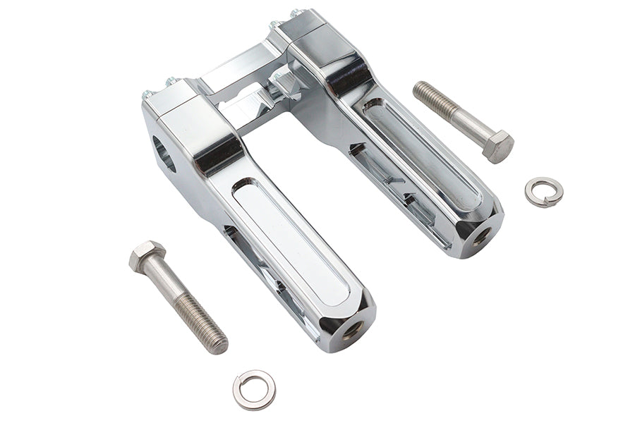 Wyatt Gatling 78970 6-Inch Pirate Style Riser Set, Chrome