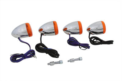 Chris Products 8502 chrome turn signal kit for vehicle lighting, shown in product image 33-2200c.jpg
