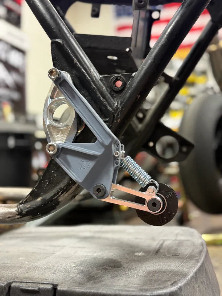 ALLOY ART SPREAD EAGLE CHAIN TENSIONERS HARLEY DAVIDSON FXR/FLH