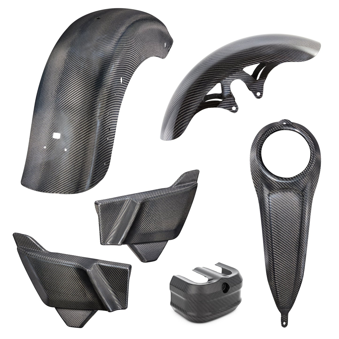 ARLEN NESS COMPLETE CARBON FIBRE KIT HARLEY DAVIDSON BAGGERS 24-26 - The Speed Shop Canada