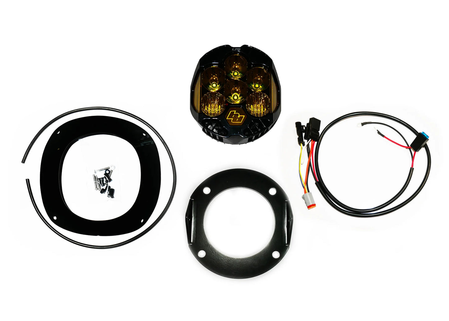BAJA DESIGNS LPS 6 HEADLIGHT KIT FOR HARLEY DAVIDSON FXRT STYLE FAIRINGS - The Speed Shop Canada