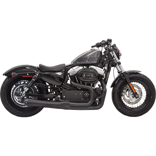 BASSANI ROAD RAGE 2 MEGA POWER 2:1 EXHAUST HARLEY SPORTSTER 04-13 - The Speed Shop Canada