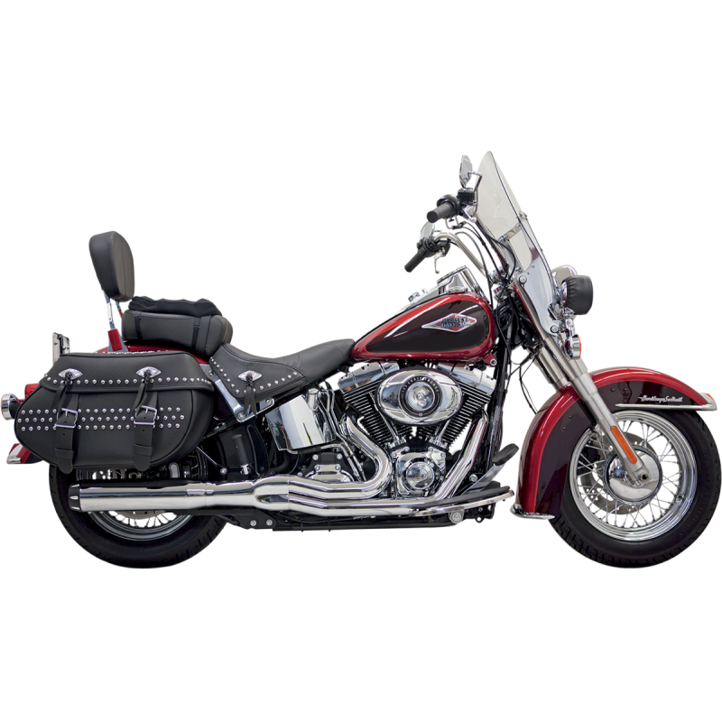 BASSANI ROAD RAGE 2 B1 2:1 EXHAUST HARLEY DAVIDSON SOFTAILS 00-17 - The Speed Shop Canada