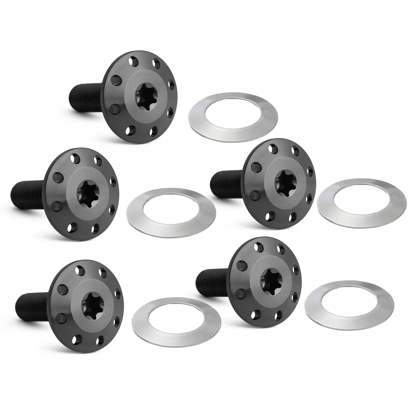 ARLEN NESS BLACK BRAKE ROTOR BOLTS HARLEY DAVIDSON BAGGERS 2024 - The Speed Shop Canada