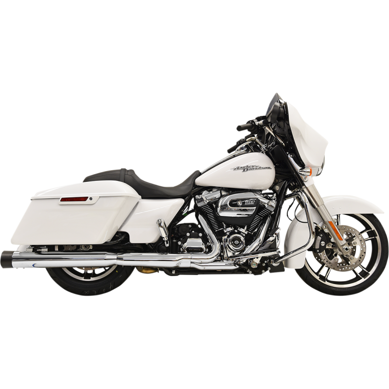 BASSANI DNT QUIET EXHAUST MUFFLERS 4" HARLEY DAVIDSON BAGGERS 17-25 - The Speed Shop Canada
