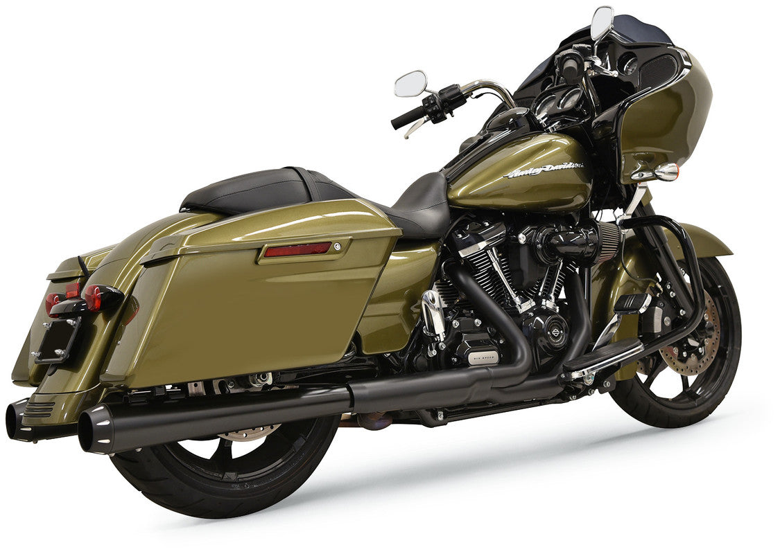 BASSANI DNT MEGAPHONE EXHAUST MUFFLERS 4" HARLEY DAVIDSON BAGGERS 99-16 - The Speed Shop Canada