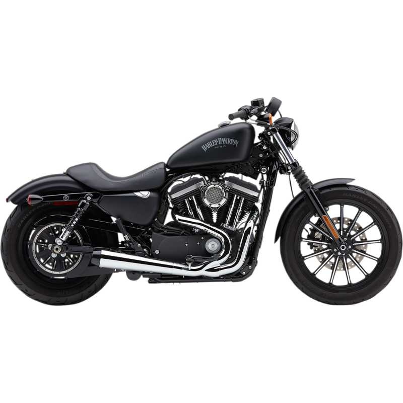 COBRA EL DIABLO CHROME 2:1 EXHAUST HARLEY XL SPORTSTER 04-13