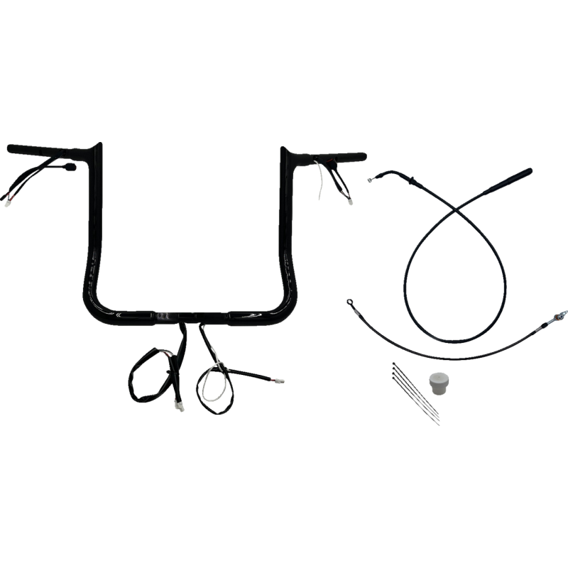 FAT BAGGERS POINTED TOP PRE WIRED BAR KITS HARLEY BAGGERS FLH 23-25 - The Speed Shop Canada