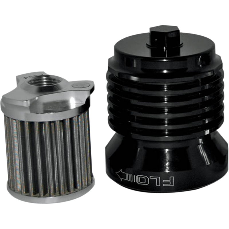 FLO RACING STAINLESS REUSABLE OIL FILTERS HARLEY DAVIDSON MODELS - The Speed Shop Canada