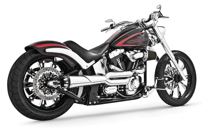 FREEDOM EXHAUST OUTLAW HIGH 2:1 HARLEY DAVIDSON SOFTAILS 86-17 - The Speed Shop Canada