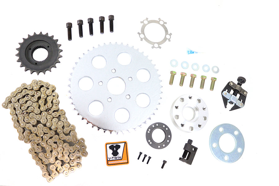 CHAIN DRIVE CONVERSION HARLEY DAVIDSON FXR MODELS