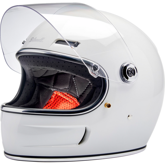 BILTWELL GRINGO SV HELMET GLOSS WHITE - The Speed Shop Canada