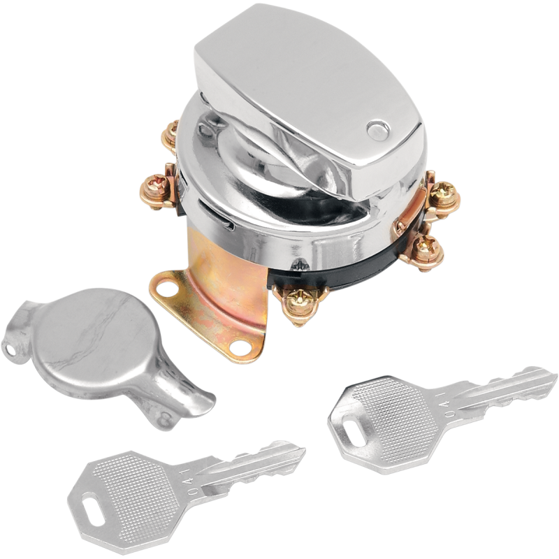 FIVE/SIX TERMINAL IGNITION SWITCH HARLEY DAVIDSON MODELS 36-95 - The Speed Shop Canada