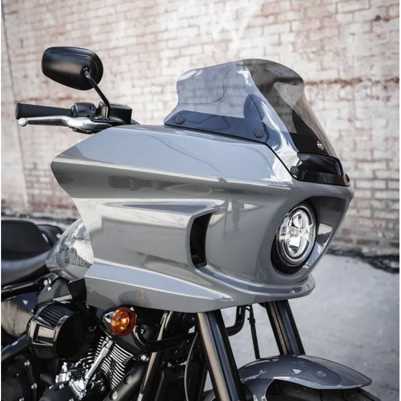 KLOCK WERKS FLARE WIDSHEILD 6" DARK SMOKE HARLEY DAVIDSON FXLRST - The Speed Shop Canada