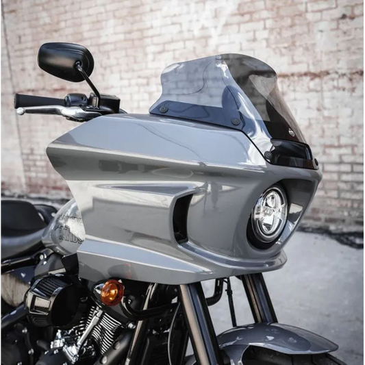 KLOCK WERKS FLARE WIDSHEILD 6" DARK SMOKE HARLEY DAVIDSON FXLRST - The Speed Shop Canada