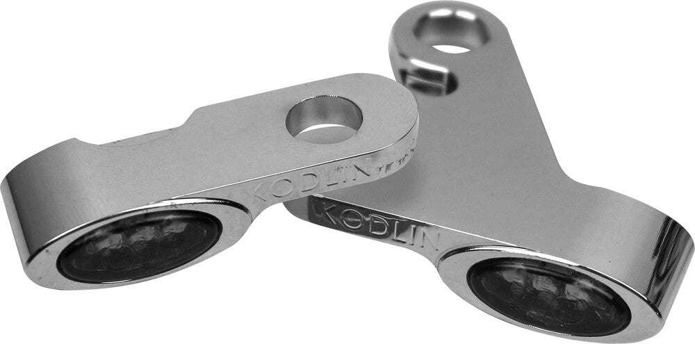 KODLIN LED FRONT TURN SIGNALS CHROME HARLEY SOFTAILS 18-23 - The Speed Shop Canada