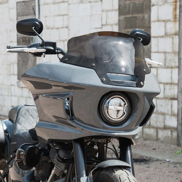 KLOCK WERKS KOLOR FLARE WINDSHIELD 6" HARLEY FXLRST 18-25 - The Speed Shop Canada