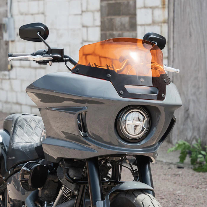 KLOCK WERKS KOLOR FLARE WINDSHIELD 6" HARLEY FXLRST 18-25 - The Speed Shop Canada