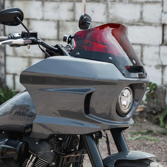 KLOCK WERKS KOLOR FLARE WINDSHIELD 6" HARLEY FXLRST 18-25 - The Speed Shop Canada