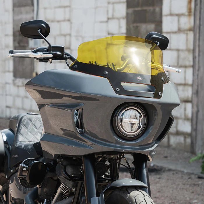 KLOCK WERKS KOLOR FLARE WINDSHIELD 6" HARLEY FXLRST 18-25 - The Speed Shop Canada