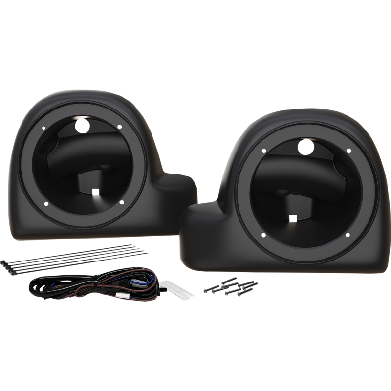 HOGTUNES LOWER FAIRING SPEAKER POD ADAPTORS HARLEY BAGGERS 14-23 - The Speed Shop Canada