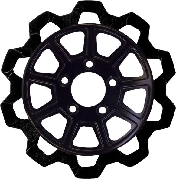 LYNDALL RACING 9 SPOKE BOW TIE REAR ROTORS BLACK HARLEY MODELS - The Speed Shop Canada