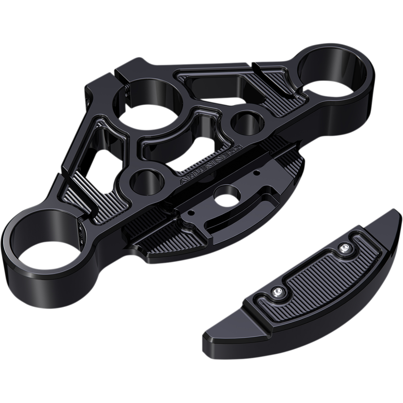 ARLEN NESS METHOD BLACK TOP TRIPLE TREE KIT HARLEY MODELS - The Speed Shop Canada