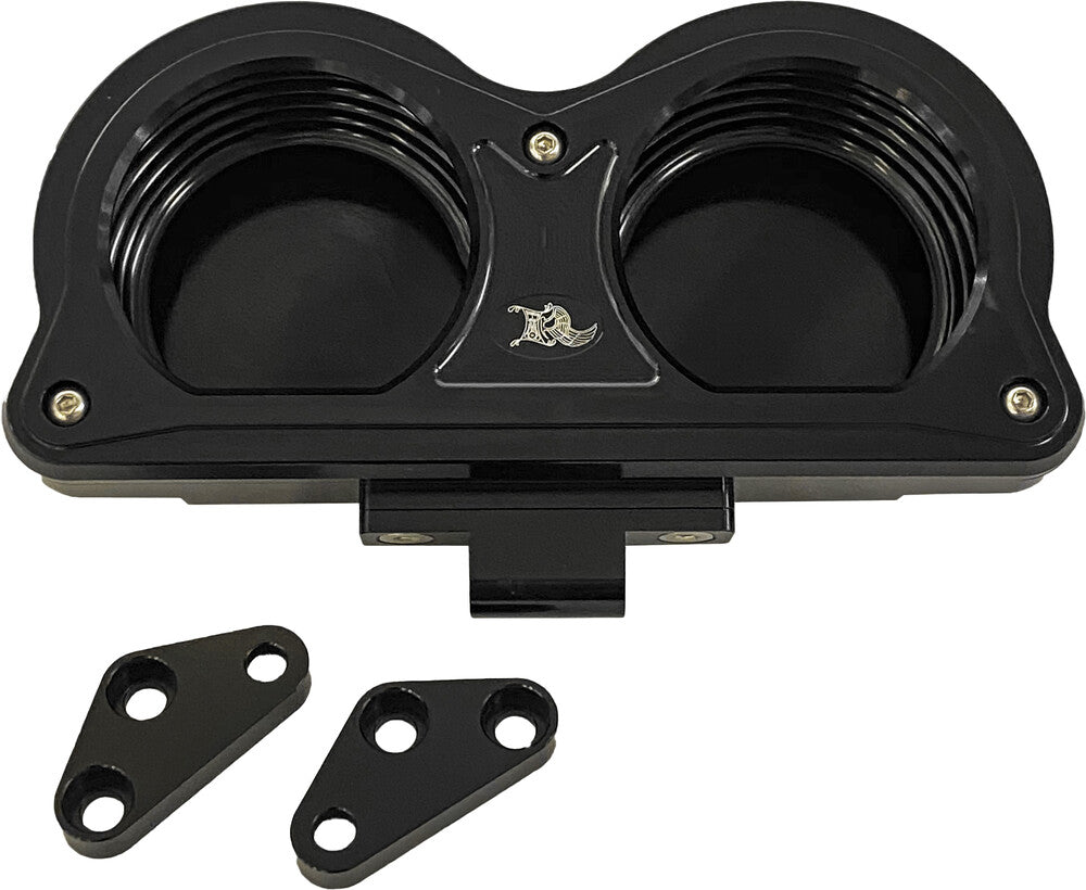 NEXT LEVEL GUAGE RELOCATION PODS FOR RISERS HARLEY DAVIDSON MODELS - The Speed Shop Canada