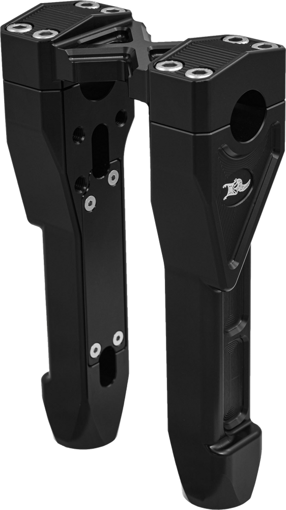 NEXT LEVEL STRAIGHT BILLET BLACK RISERS HARLEY DAVIDSON MODELS - The Speed Shop Canada