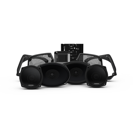 ROCKFORD FOSGATE 400 WATT STAGE 3 COMPLETE AUDIO PAK 98-13 HARLEY BAGGER - The Speed Shop Canada