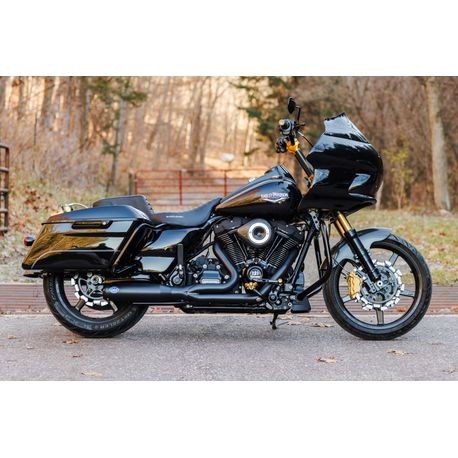 S&S CYCLE QUALIFIER 2:1 EXHAUST STAINLESS HARLEY DAVIDSON BAGGERS 17-24 - The Speed Shop Canada
