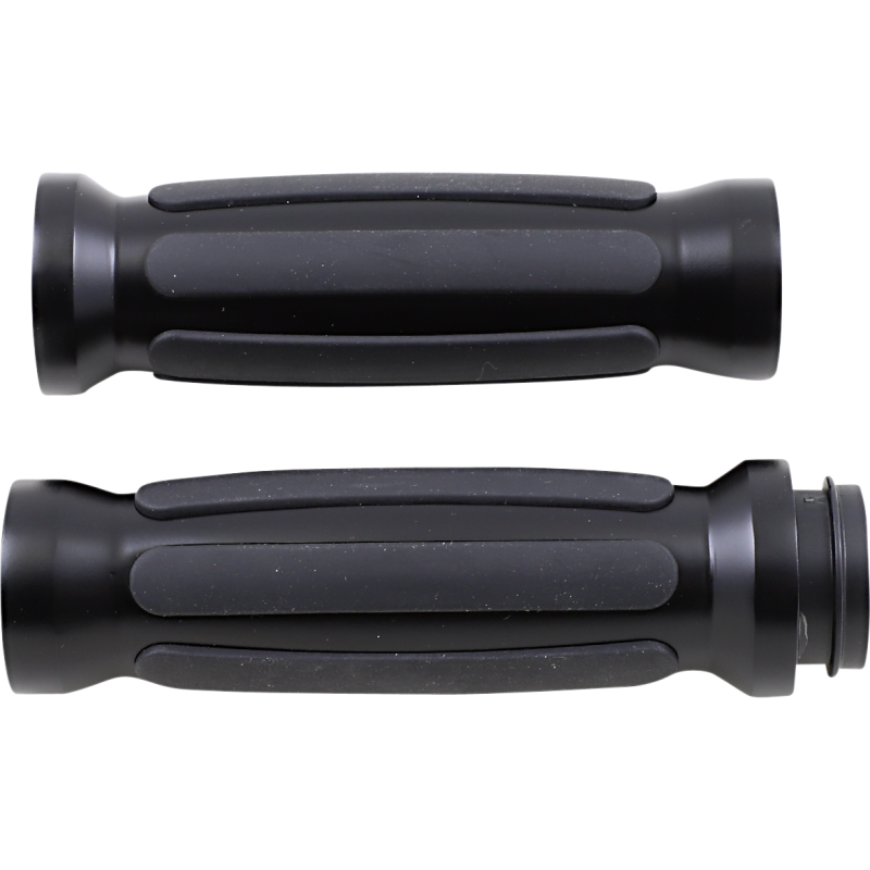 DRAG RUBBER INSERT BLACK HAND GRIPS HARLEY DAVIDSON MODELS - The Speed Shop Canada