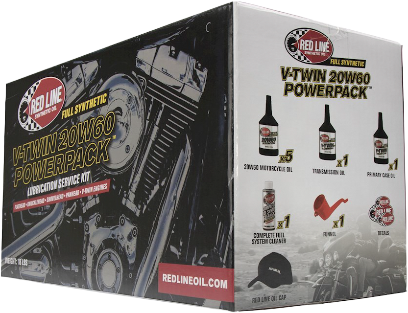 REDLINE BIGTWIN FULL SYN POWERPAK OIL CHANGE KITS HARLEY DAVIDSON - The Speed Shop Canada