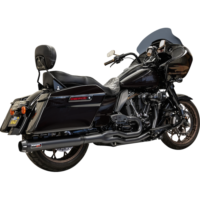 BASSANI ROAD RAGE 2:1 EXHAUST HARLEY DAVIDSON BAGGERS 17-25 - The Speed Shop Canada