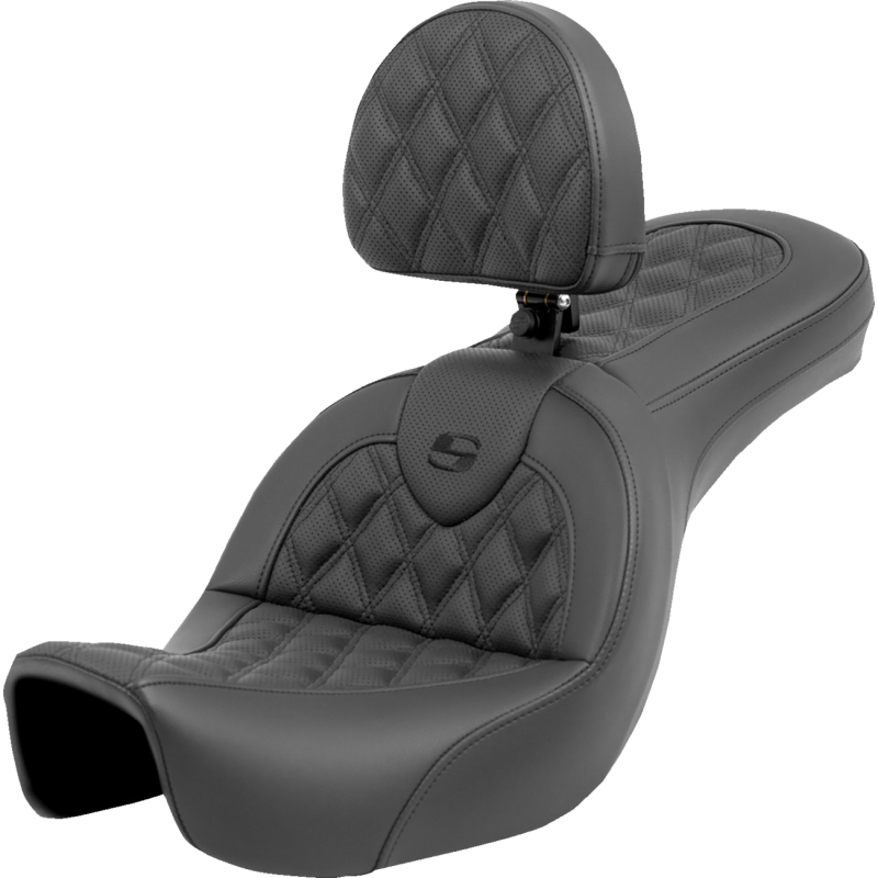 SADDLEMEN ROAD SOFA L/S WITH BACK REST HARLEY DAVIDSON DYNA 06-17 - The Speed Shop Canada