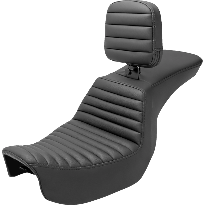 SADDLEMEN TOUR STEP UP SEATS BLACK TR HARLEY DYNA 06-17 - The Speed Shop Canada