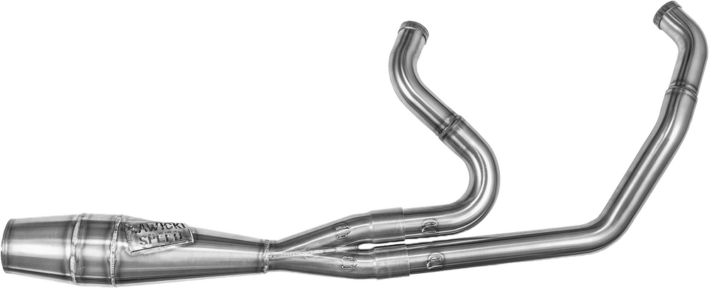 SAWICKI SPEED 2:1 SHORTY CANNON EXHAUST 18-25 HARLEY SOFTAIL M8 - The Speed Shop Canada