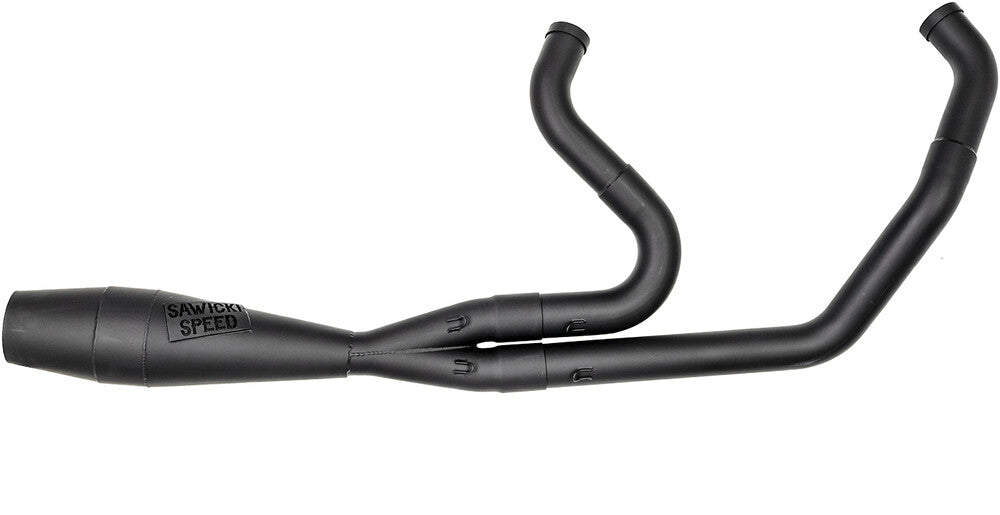 SAWICKI SPEED 2:1 SHORTY CANNON EXHAUST 18-25 HARLEY SOFTAIL M8 - The Speed Shop Canada