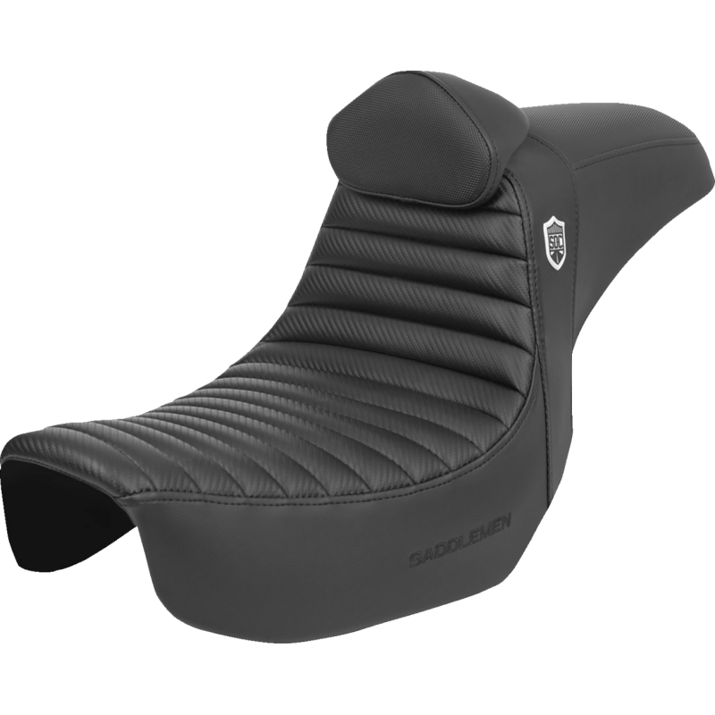 SADDLEMEN SDC PRO SERIES BLACK GRIPPER SEAT HARLEY DAVIDSON DYNA 06-17