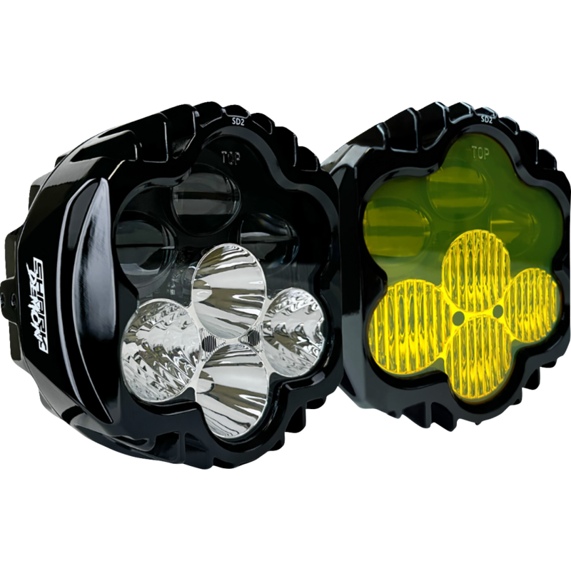 CUSTOM DYNAMICS SHARK DEMON 2 LED COMBO HEADLIGHT KIT HARLEY FLHR 15-24 - The Speed Shop Canada