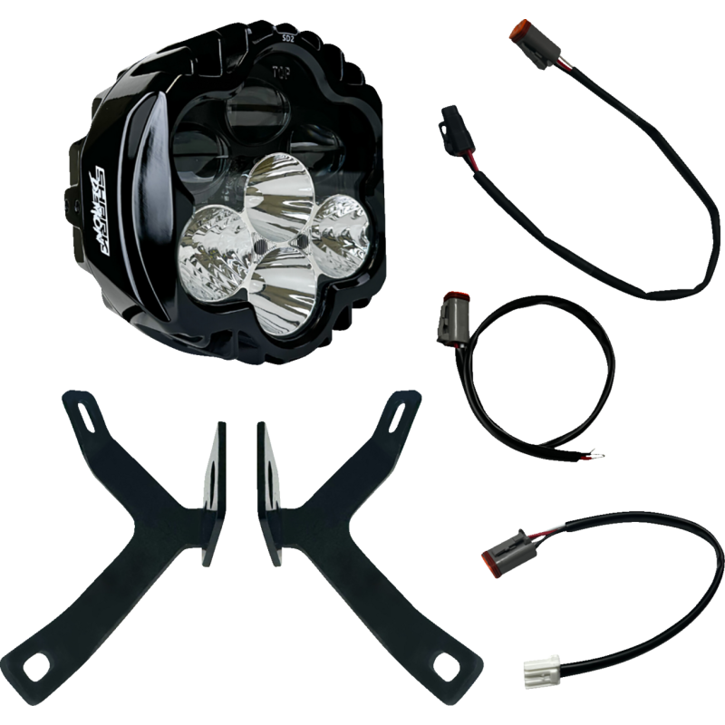 CUSTOM DYNAMICS SHARK DEMON 2 LED HEADLIGHT KIT ROAD WARRIOR FAIRING - The Speed Shop Canada
