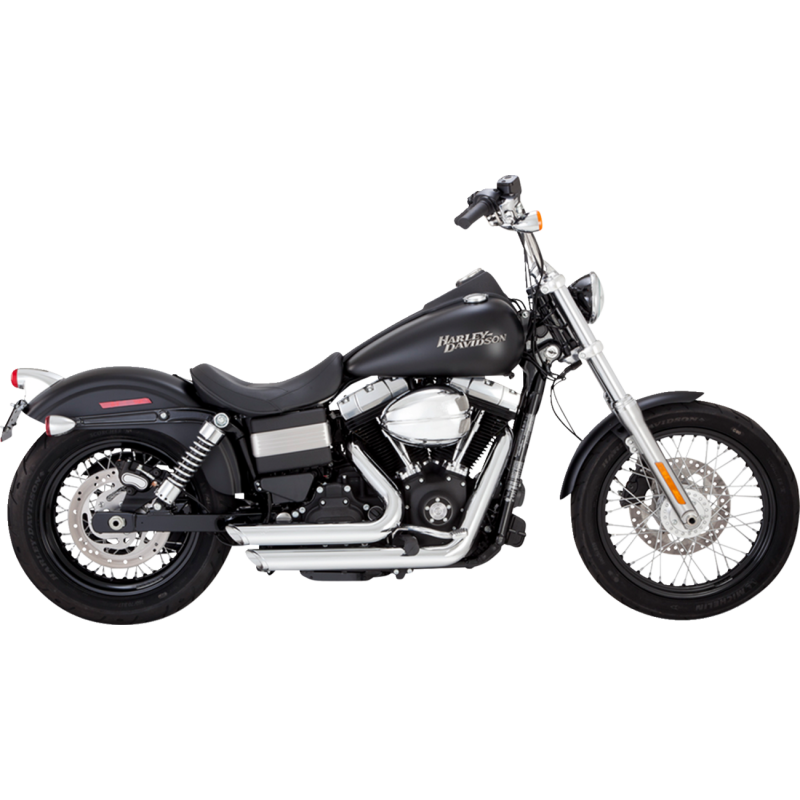 VANCE AND HINES SHORT SHOTS STAGGERED PCX EXHAUST HARLEY DYNA 12-17 - The Speed Shop Canada