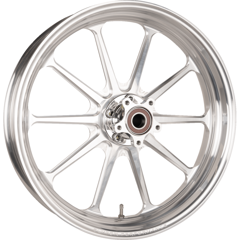 SLYFOX PERFORMANCE 21" RAW FRONT MAG WHEEL HARLEY DAVIDSON BAGGERS - The Speed Shop Canada
