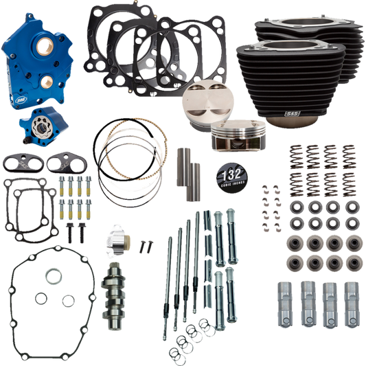 S&S CYCLE 129" POWER PACKAGE HARLEY DAVIDSON M8 MODELS 2017-2023 - The Speed Shop Canada