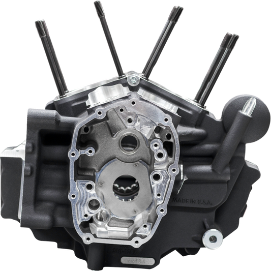 S&S CYCLE CRANKCASE ASSEMBLY MK-SERIES BLACK HARLEY M8 SOFTAIL 18-25 - The Speed Shop Canada