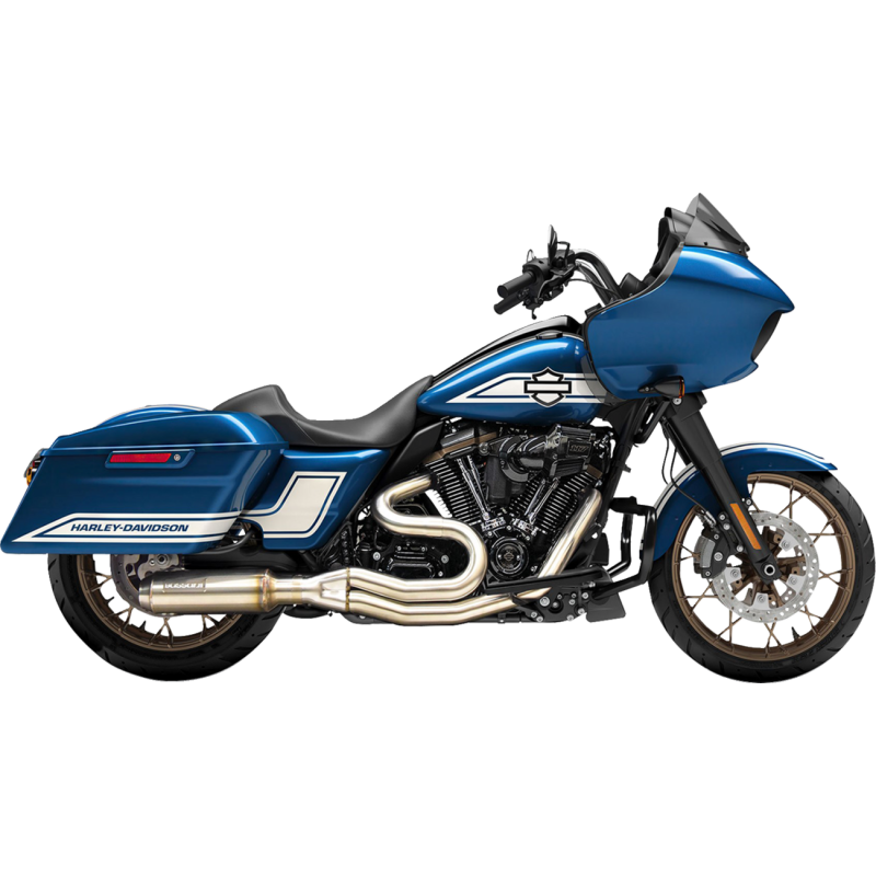 BASSANI STAINLESS 2:1 SUPERBIKE EXHAUST HARLEY DAVIDSON BAGGERS 17-25 - The Speed Shop Canada
