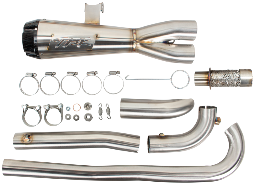 TBR COMP S 2:1 EXHAUST CF END CAP HARLEY DAVIDSON SPORTSTER S 21-24