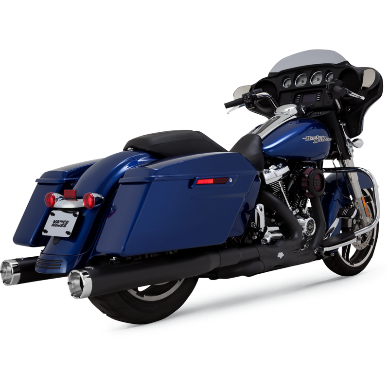 VANCE AND HINES MONSTER 4" SLIP ON MUFFLERS HARLEY BAGGERS 17-25 - The Speed Shop Canada