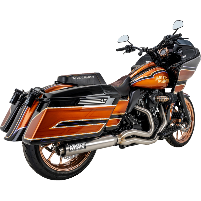 VANCE AND HINES SUPERSPORT 2:1 STAINLESS EXHAUST HARLEY BAGGER 17-24 - The Speed Shop Canada